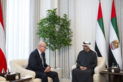 The President of the UAE and the Chancellor of Austria discuss strengthening the comprehensive strategic partnership between the two countries