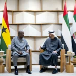 محمد بن زايد ورئيس غانا يبحثان تعزيز التعاون الاقتصادي والاستثماري