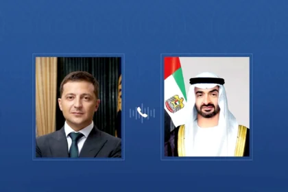 محمد بن زايد وزيلينسكي يبحثان هاتفياً التعاون الثنائي وتطورات المنطقة