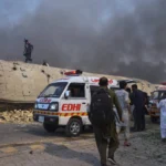 24 people killed in bombing targeting a military train in Pakistan's Balochistan province