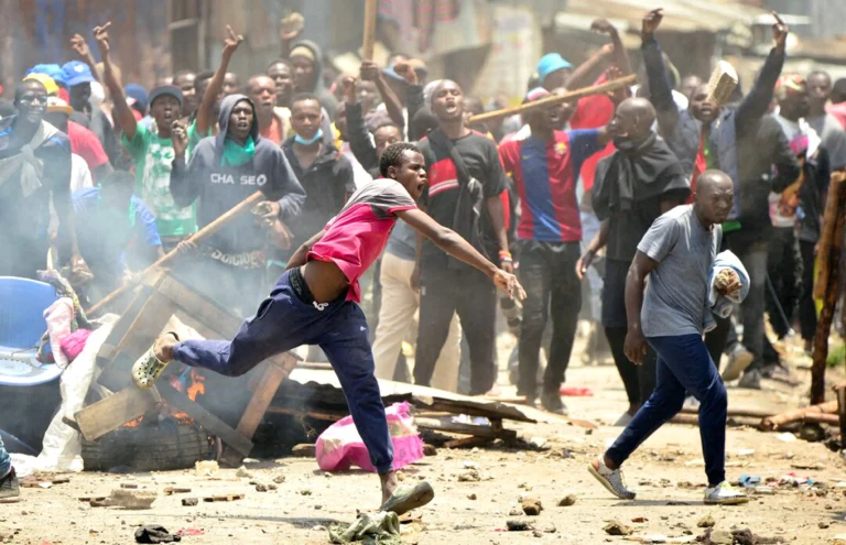 Four people were killed and more than 30 injured during protests over fuel prices in Kenya