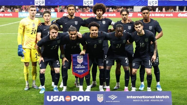 USA's squad for the 2026 World Cup