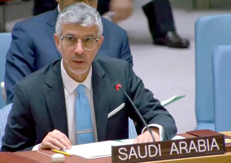 مندوب السعودية بالأمم المتحدة: اضطرابات مضيق هرمز تهدد الاستقرار العالمي