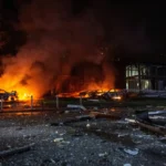 An attack on the Ukrainian capital leaves dead and wounded amid escalating clashes