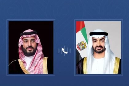 During which he condemned the Iranian attacks. The President of the Emirates receives a phone call from the Crown Prince of Saudi Arabia