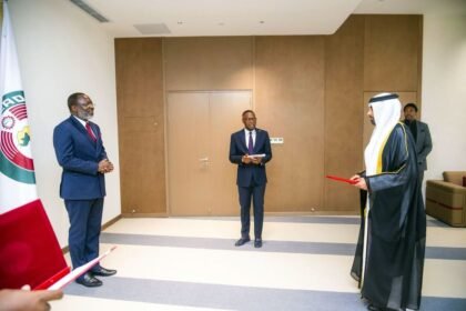 Review the prospects for developing the partnership. The UAE's permanent representative to ECOWAS presents his credentials