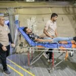 Operation Chivalrous Knight 3.. The UAE Floating Hospital in Al-Arish receives 5 new cases from the Gaza Strip