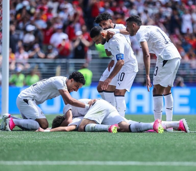 مباراة مصر وبلجيكا