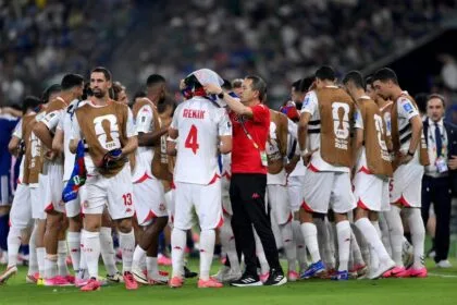 Tunisia became the first Arab team to be eliminated from the World Cup after Japan's four-goal defeat.
