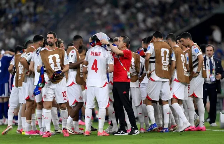 Tunisia became the first Arab team to be eliminated from the World Cup after Japan's four-goal defeat.