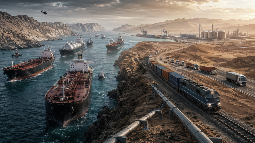 The new Middle East trade corridor emerges after the Strait of Hormuz is closed