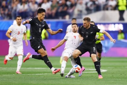 Iran vs New Zealand match