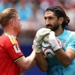 Iran's goalkeeper after the draw with Belgium: The fans were our source of strength.. and facing Egypt will not be easy