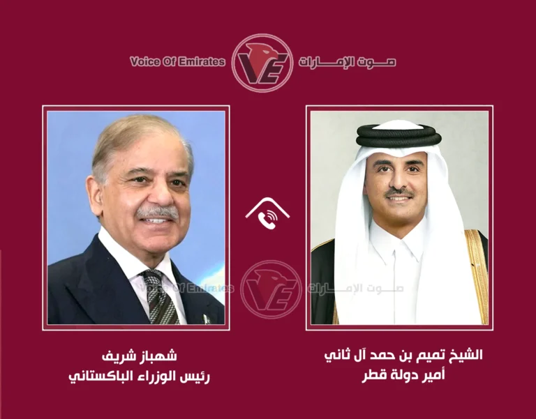 The Emir of Qatar and the Prime Minister of Pakistan discuss developments in the Ras Laffan incident and bilateral relations