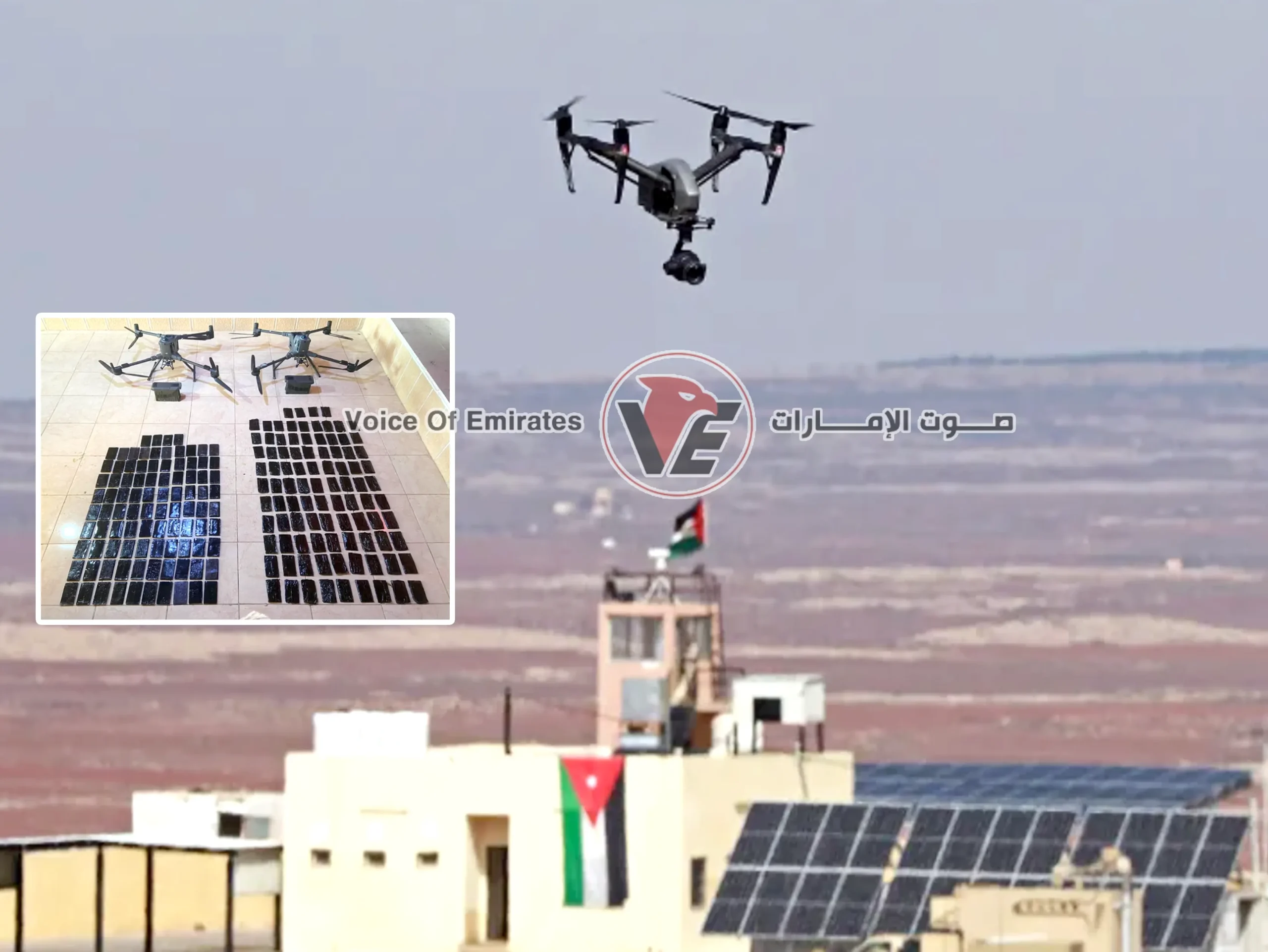 Jordan strengthens its border security by thwarting two smuggling operations using drones