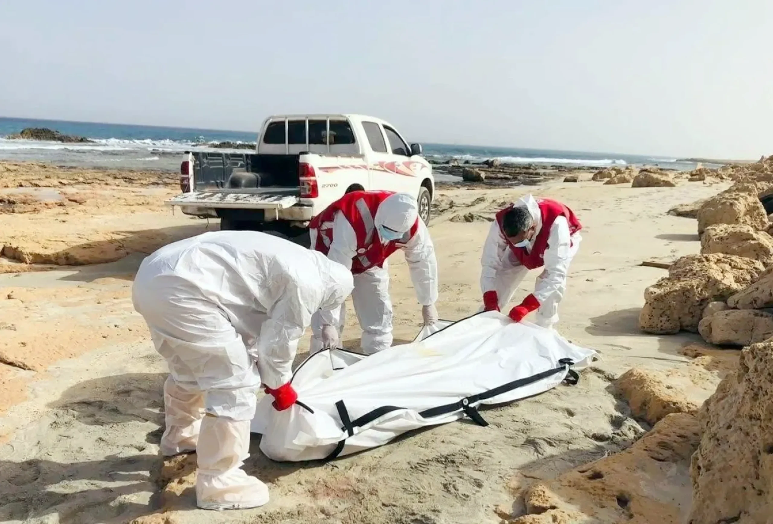Fifteen bodies of migrants were found off the coast of eastern Libya after a boat sank in the Mediterranean