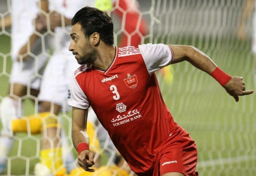 Khalilzadeh's goal was disallowed for offside, restoring the draw between Egypt and Iran