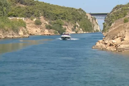 The Mediterranean artery comes back to life: Navigation resumes in the historic Corinth Canal