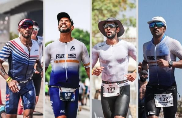 France.. 4 athletes represent the UAE in the Ironman Triathlon Championship
