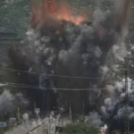 A large-scale Israeli escalation from southern Lebanon to the Bekaa Valley: intense airstrikes and fierce battles