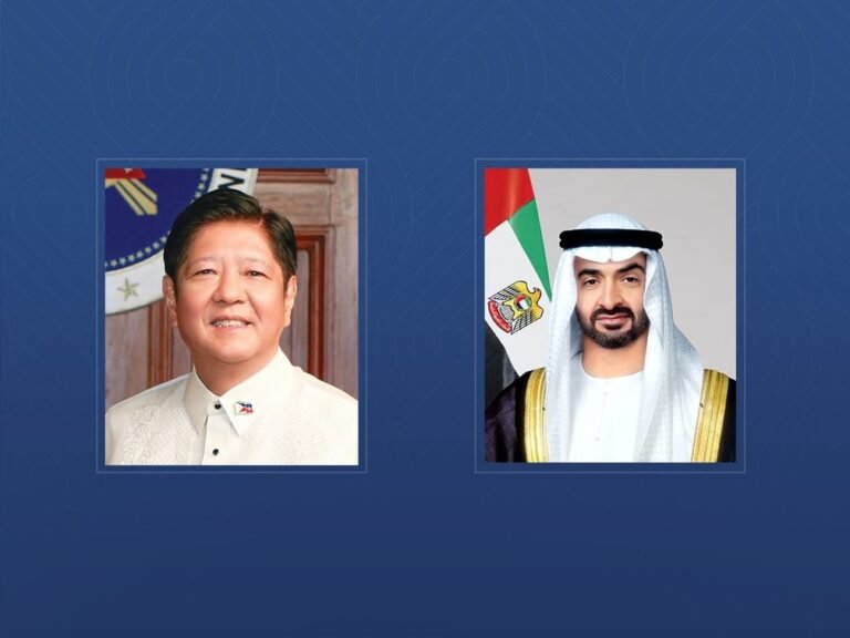 UAE President offers condolences to Philippine President over earthquake victims