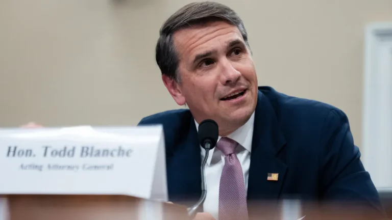 Trump sparks political controversy by nominating his former personal lawyer, Todd Blanch, for Attorney General
