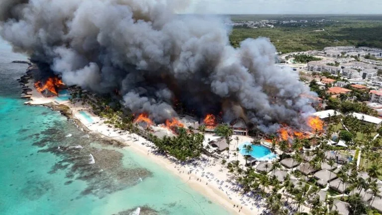 Disaster in Bayahibe: Fire engulfs a tourist resort in the Dominican Republic, leaving one victim