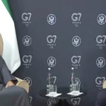رئيس الإمارات يلتقي ترامب في قمة السبع ويبحثان تطورات المنطقة