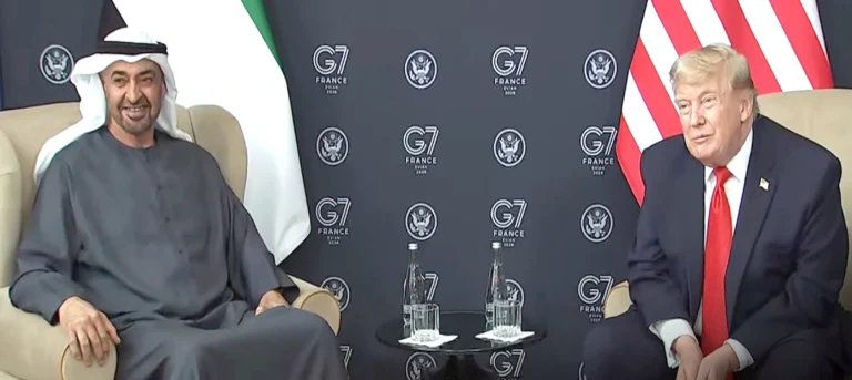 UAE President meets Trump at G7 summit and they discuss regional developments