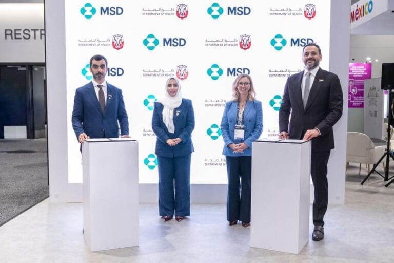 Enhances the emirate's health status. Abu Dhabi Health cooperates with MSD to establish a regional center for health logistics services