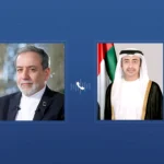عبدالله بن زايد يبحث مع وزير الخارجية الإيراني تطورات المنطقة بعد الاتفاق الأمريكي الإيراني