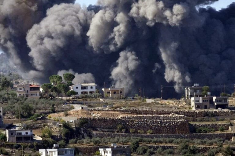 Heavy Israeli airstrikes hit southern Lebanon amid ceasefire efforts