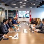 With the aim of developing international business.. Dubai Chambers discusses strengthening trade and investment partnerships with the Canadian province of Ontario