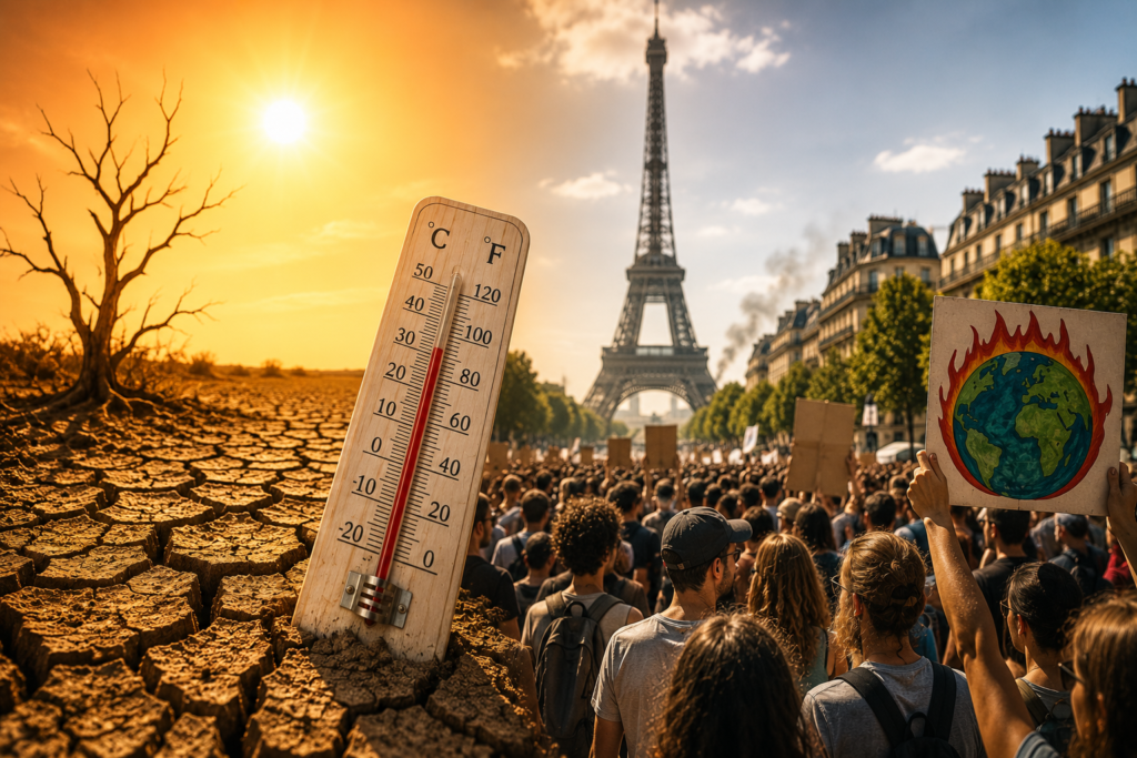France under fire over climate policies: Government faces sharp criticism as heatwave intensifies