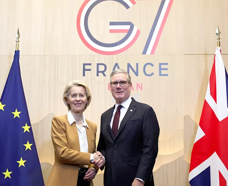 Von der Leyen confirms to Starmer her unwavering support for the security of the continent and Ukraine