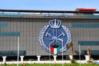 Kuwaiti fire force responds to reports of shrapnel from an Iranian attack