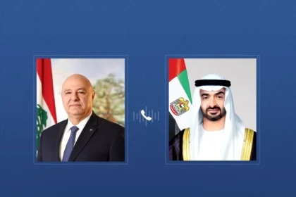 محمد بن زايد وجوزاف عون يبحثان هاتفياً تعزيز العلاقات والتطورات الإقليمية