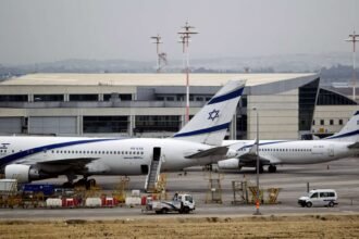 Alert in Israel after rockets fired and passengers evacuated at Ben Gurion Airport