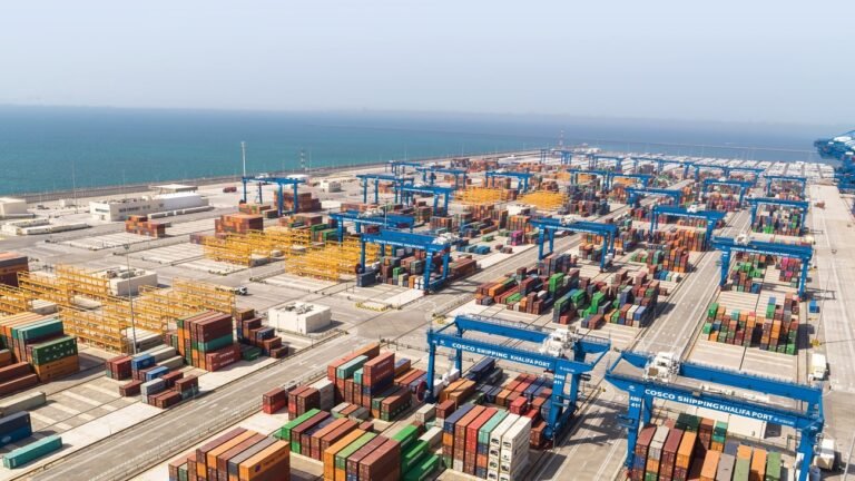 Promotes business activity.. Abu Dhabi Ports launches logistics services between Khalifa and Umm Qasr ports in Iraq