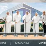 With modern building designs.. DP World and Lintara Properties lay the foundation stone for a logistics hub in Jafza