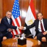 Badr Abdel-Aati receives Mosaad Boulos to coordinate positions regarding the crises in the Middle East and the Horn of Africa