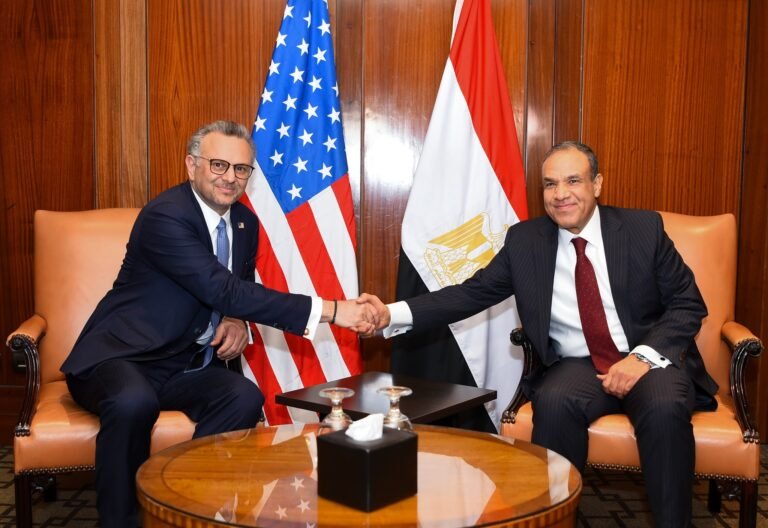 Badr Abdel-Aati receives Mosaad Boulos to coordinate positions regarding the crises in the Middle East and the Horn of Africa