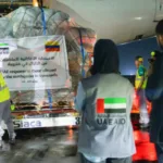 In support of those affected by the two earthquakes.. UAE sends 70 tons of humanitarian aid to Venezuela