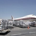 Chivalrous Knight 3.. 100-ton aid plane from Ras Al Khaimah to support Gaza