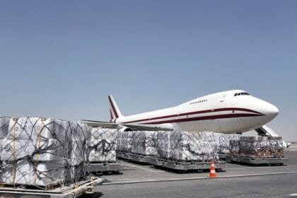 Chivalrous Knight 3.. 100-ton aid plane from Ras Al Khaimah to support Gaza
