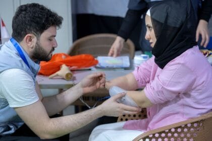 The Chivalrous Knight 3.. The UAE Floating Hospital succeeds in installing prosthetic limbs for 51 cases in Gaza as part of the "Step of Hope" program
