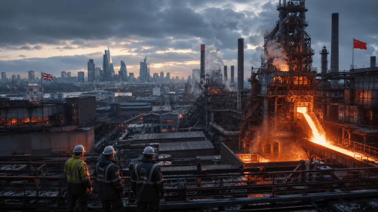 British Steel Nationalization Shakes Chinese Confidence.. Is the UK Losing Its Appeal to Investors?