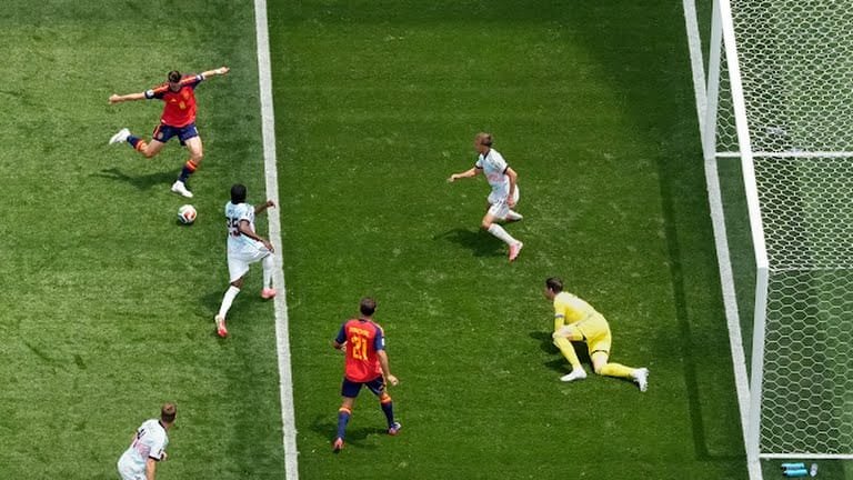 Spain vs Belgium match in the World Cup