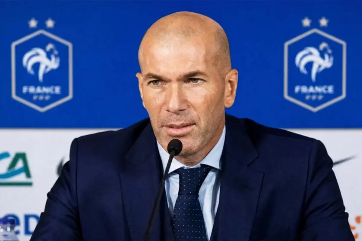 Zidane: I rejected all offers from clubs in order to coach France.. and I haven’t spoken to Mbappe