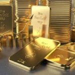 Gold falls as investors take profits and await US data